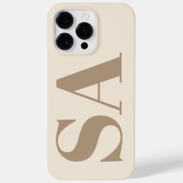 trendy Antique White with Monogram Case-Mate