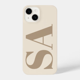 trendy Antique White with Monogram Case-Mate