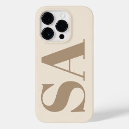 trendy Antique White with Monogram Case-Mate