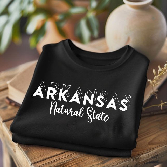 Trendy Arkansas Natural State T-Shirt (Criador carregado)