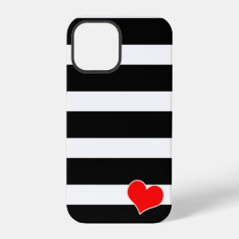 Trendy Black & White Striped