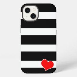 Trendy Black & White Striped