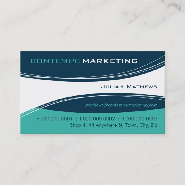 TRENDY CARTÃO DE VISITA: contempo 9AL (Frente)