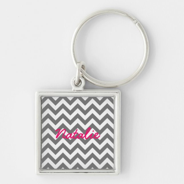 Trendy Chevron Premium Chaveiro (Frente)