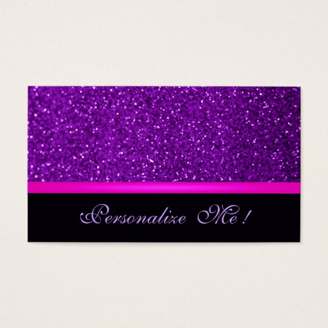 Trendy Contemporânea Modern Roxo Glitter (Frente)
