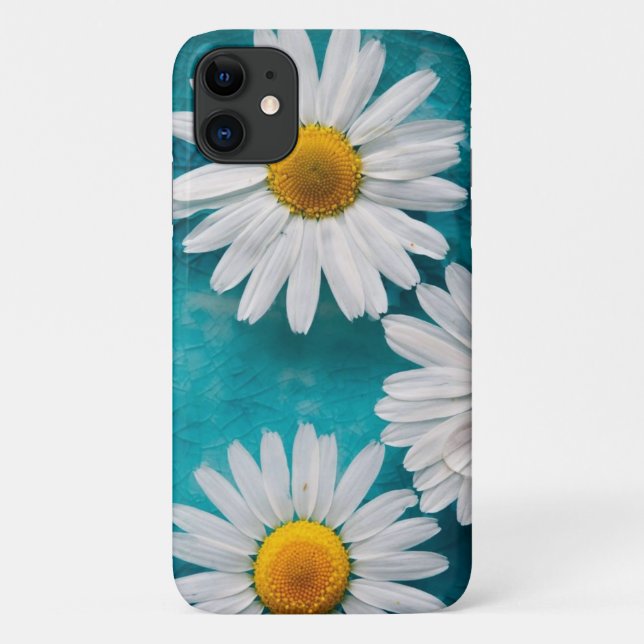 Trendy Daisy Floral Case-Mate capas de iphone (Verso)