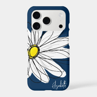 Trendy Daisy Floral Illustração Personalizada