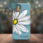 Trendy Daisy Floral Illustração Personalizada<br><div class="desc">Uma dúzia e caprichosa,  cobrir hipster.</div>