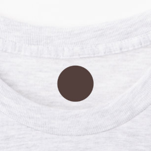 Trendy Dark Mocha Brown - Etiqueta