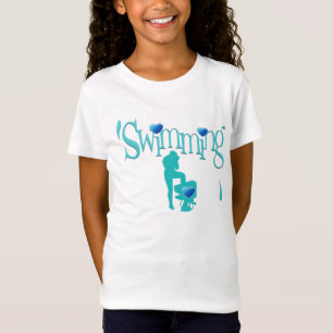 Trendy Design Natação T-Shirt