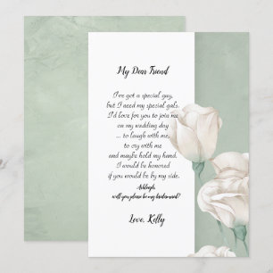 Trendy Greenery será o meu convite para madrinha