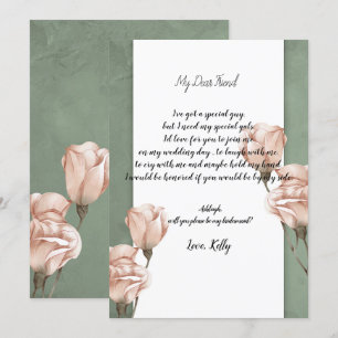 Trendy Greenery será o meu convite para madrinha