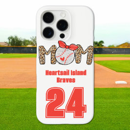Trendy Hand desenhou Baseball Mãe Personalizada