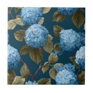 Trendy Hydrangeas Azulejos Para O Chão De Banheiro