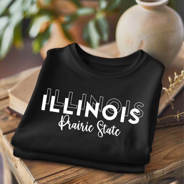 Trendy Illinois Praire State T-Shirt (Criador carregado)