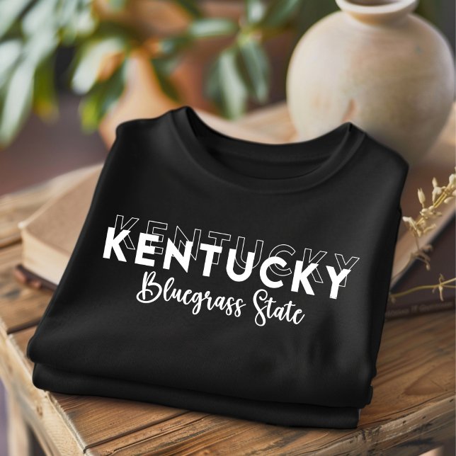 Trendy Kentucky Bluegrass State T-Shirt (Criador carregado)