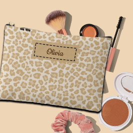 Trendy Leopard Print Custom Name