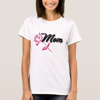 Trendy Mãe Rosa Design T-Shirts