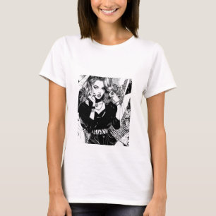 Trendy Manga Style Girl Ilustra T-Shirt