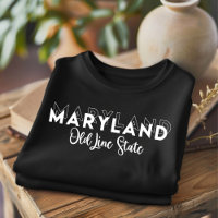 Trendy Maryland - Camiseta de Estado de Linha Anti