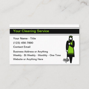 Trendy Modern House Clearing Cartões de visitas