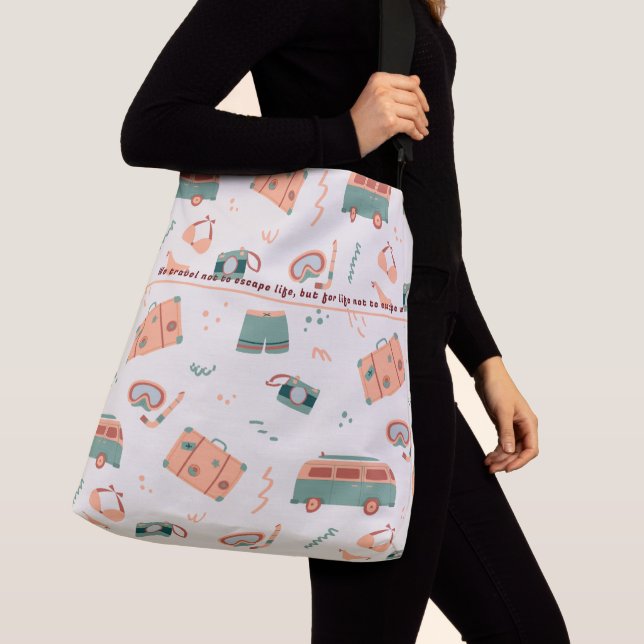 Trendy na moda, diversão vai aos lugares de Tote b (Close Up)