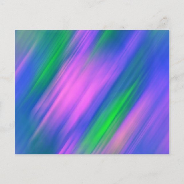 Trendy Neon Bright Abstrato verde-rosa azul (Frente)