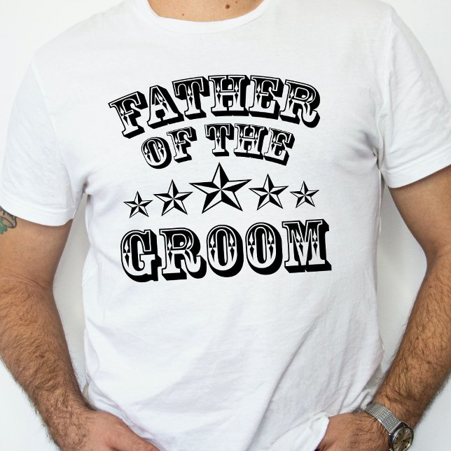 Trendy Padre da Camiseta do Groom (Criador carregado)