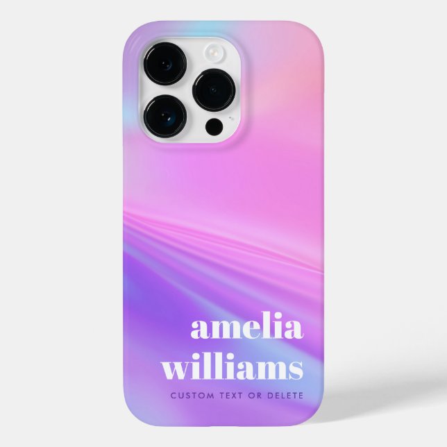 Trendy pink purple pastel gradient (Verso)