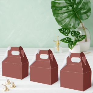 Trendy Rustic Red-Brown - Caixas de Favor