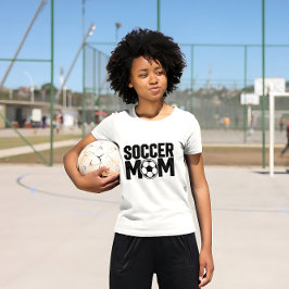 Trendy Soccer mãe personalizada T-Shirt