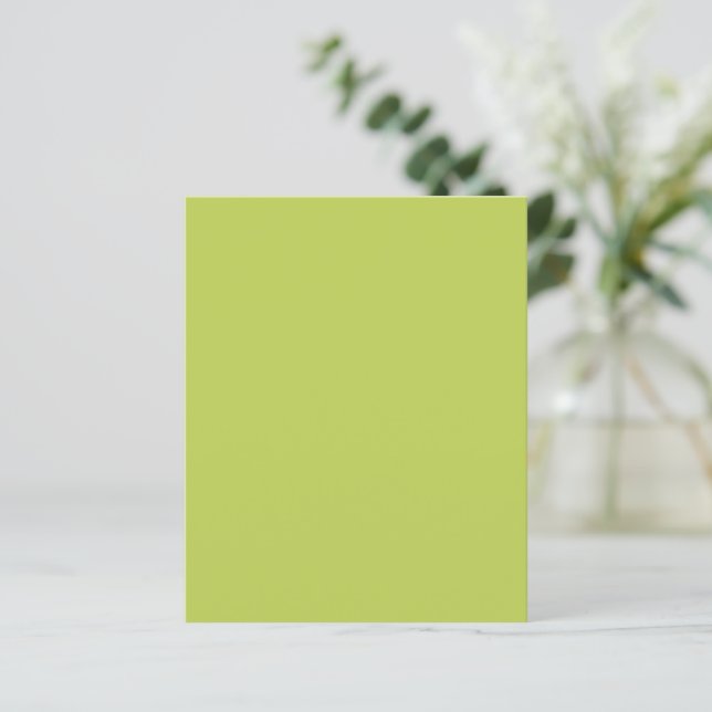 Trendy Soft Chartreuse Paper Sheets (Em pé/Frente)