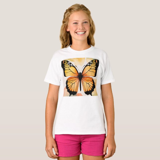 Trendy T-shirt veste casual moderna (Frente Completa)