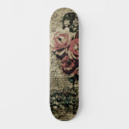Trendy Urban Street Art Inspirou skate Floral