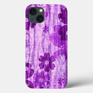 Trendy Violet Flower Vintage