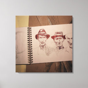 Três agricultores Excelente Canvas de depressão