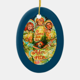 Três Anjos, Adore O Enfeites de natal