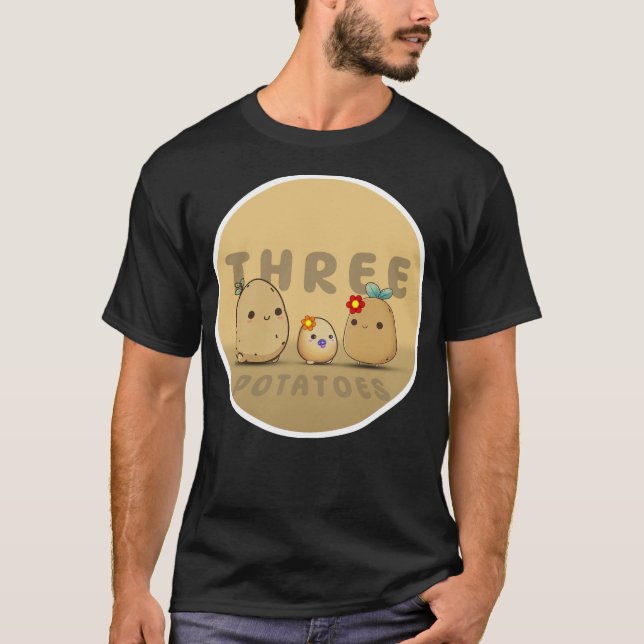 Três Batatas T-Shirt (Frente)