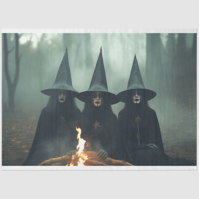 Três Bruxas 2 Papel de Decoupage (Frente )
