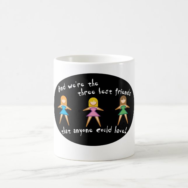 Três canecas dos melhores amigos (Centro)
