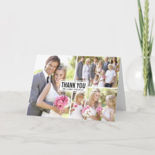 Três Cartões de agradecimentos de Casamento de Col