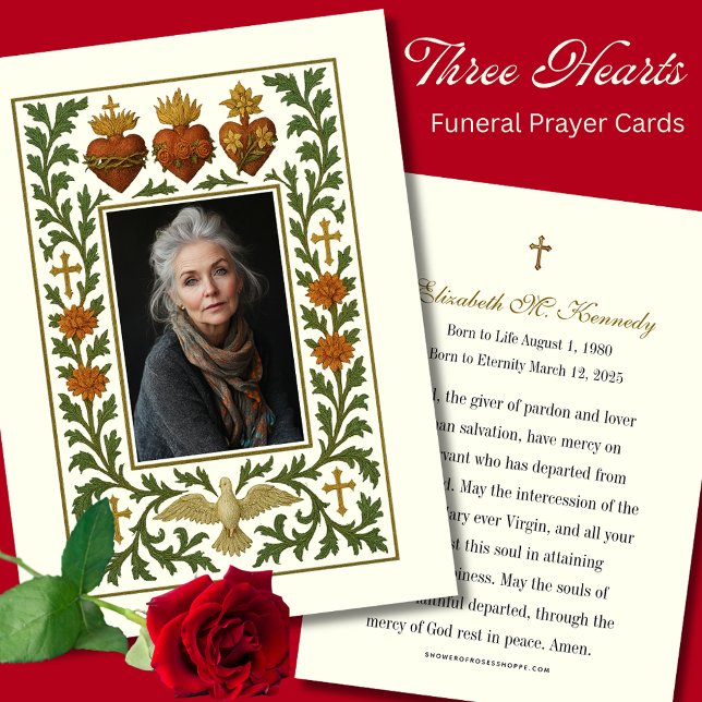 Três Corações Jesus Mary Joseph Funeral Prayer (Criador carregado)