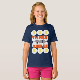 Três dois três Camiseta Funky