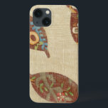 Três Folhas no Fundo de Textura Linen<br><div class="desc">As melhores coisas vêm em três! Colocadas sobre um fundo de linho, essas folhas parecem estar flutuando em direção ao chão em um tumble outono. Pegue-os e coloque-os na parede hoje!</div>