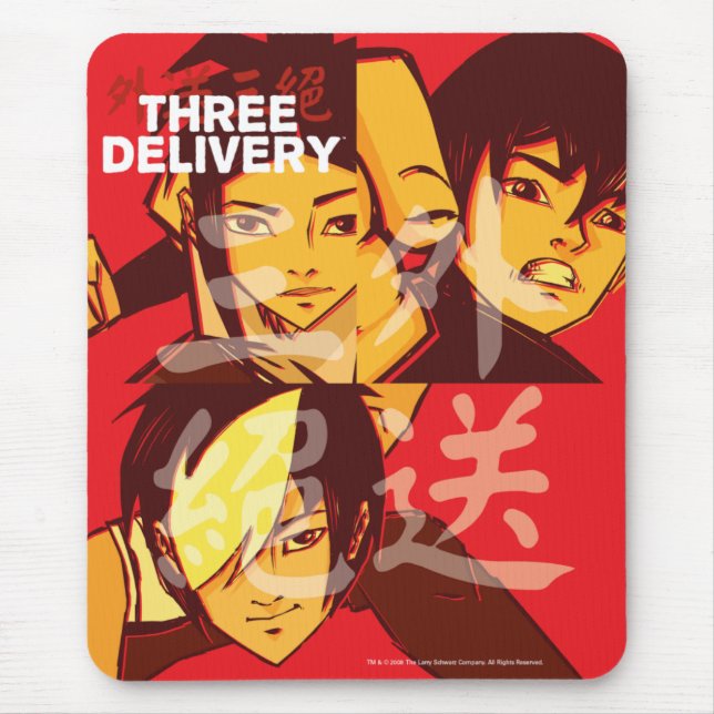 Três grupos Mousepad de Delivery™ (Frente)