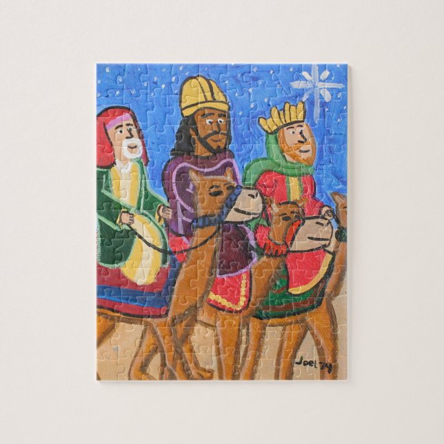 Três homens sábios pelo quebra-cabeça de Joel (Vertical)