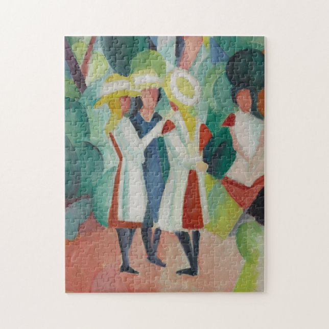 "Três Meninas" Art quebra-cabeça (Vertical)