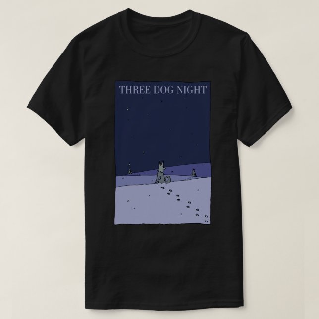 Três Noites de Cachorro - II T-Shirt Clássico.png (Frente do Design)