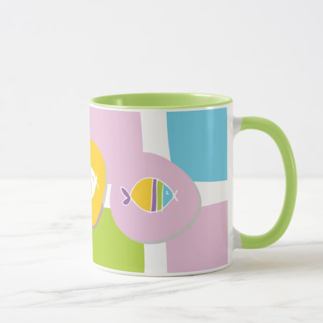Três peixes - caneca (Direita)