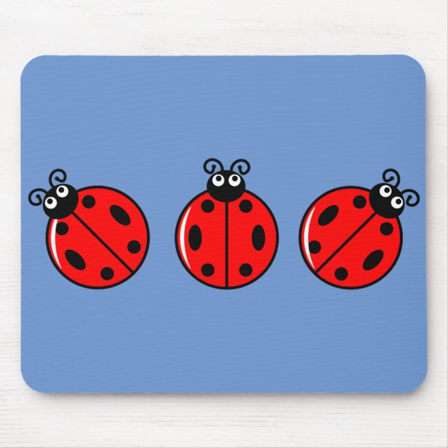 Três Pequenos Damybugs - Mousepad (Frente)